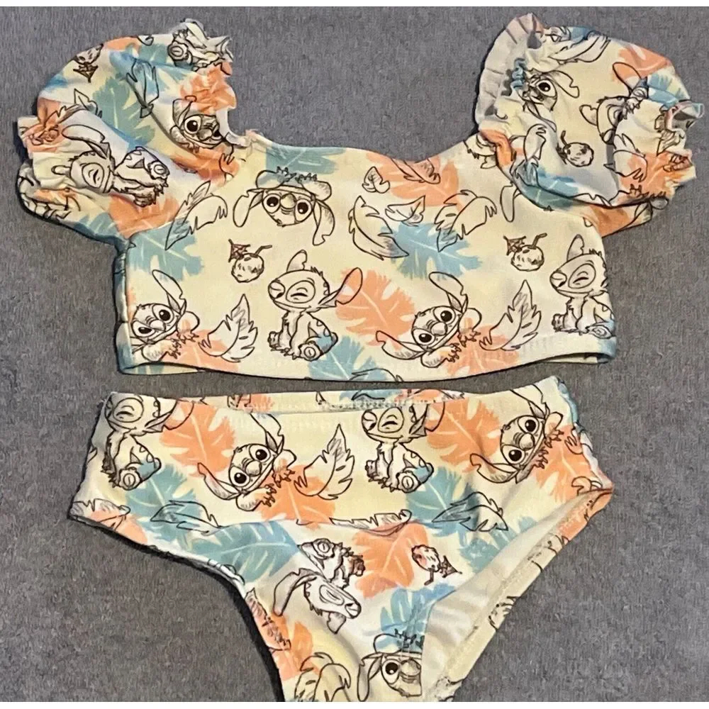 Disney‎ Stich 18 Mth 2 PC Swim Suit Super Cute